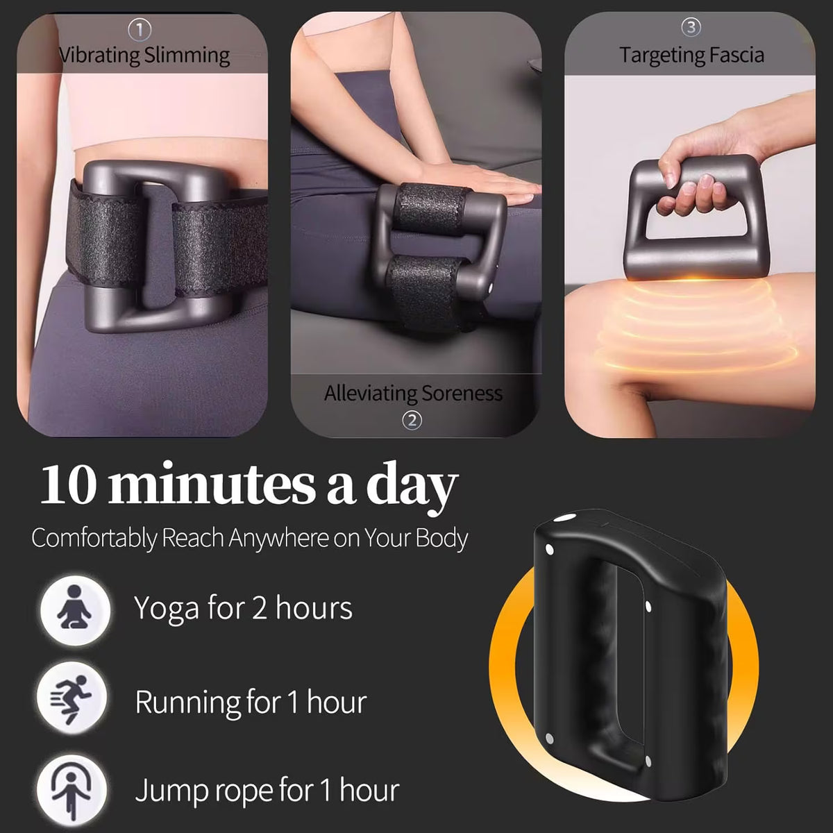 Relieve Muscle Tension in Minutes - Multifunctional fascia ring for the Entire Body